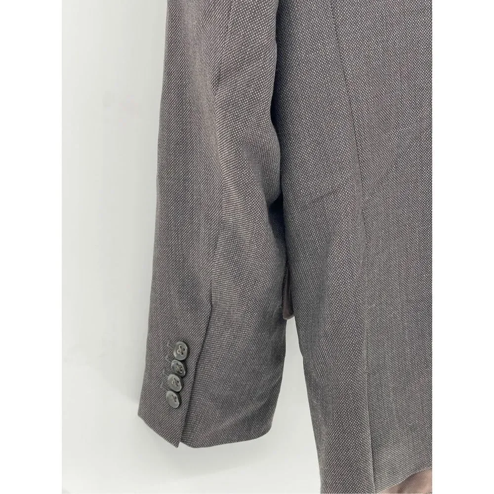 Banana Republic‎ Blazer Sport Coat Suit Jacket Men Size 40 S Gray Brown
